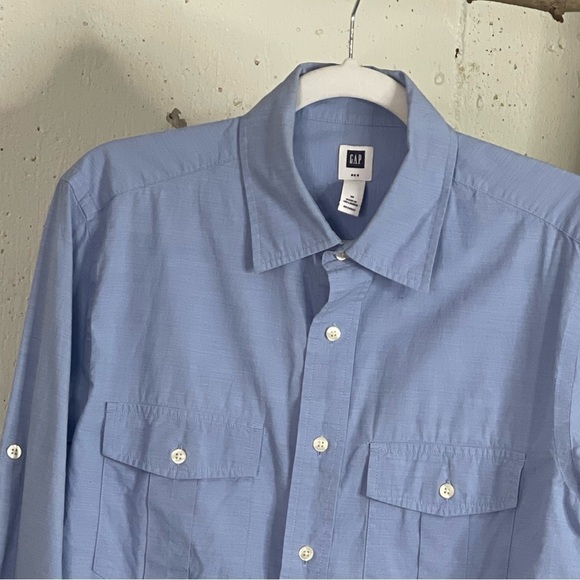 Gap Denim Men’s Button Down Shirt M - Picture 4 of 6